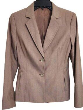 🎉NWOT🎉 Express Design Studio Twill Tailored Blazer in Taupe